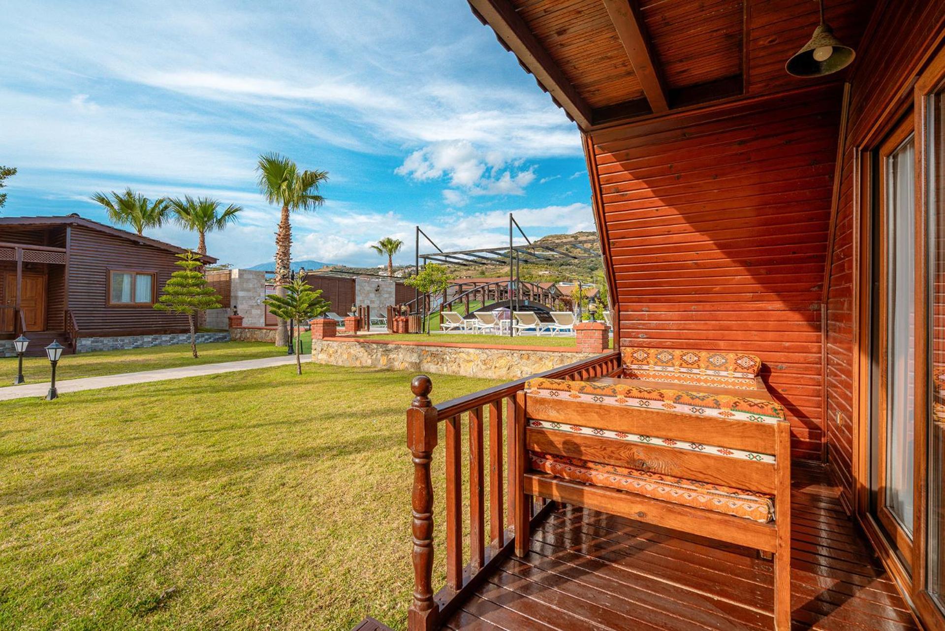 Sedir Park - Beach Bungalow Kargıcak Eksteriør billede